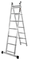 Лестница алюминиевая двухсекционная ВИХРЬ ЛА 2х7 V-73/5/1/23