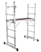 Лестница - помост алюминиевая ВИХРЬ ЛПА 3-У V-73/5/1/25